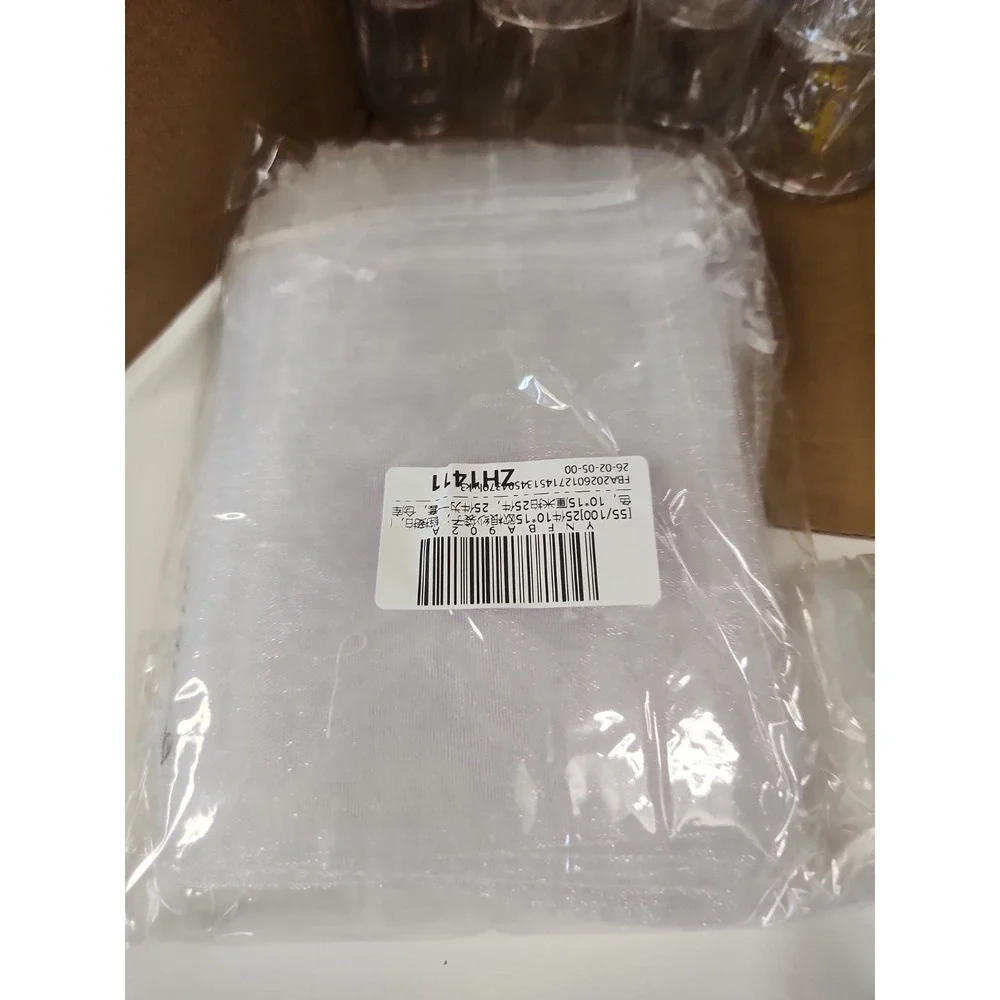 25 Piece Set Mi Bautizo Baptism Favors Cups Cards Organza Bags Recuerdos DIY